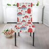 Mushroom Red Dot Print Pattern Chair Cover-grizzshop