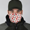 Mushroom Red Dot Print Pattern Face Mask-grizzshop