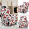 Mushroom Red Dot Print Pattern Recliner Cover-grizzshop