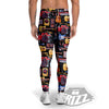 Music Instruments Print Pattern Men's Leggings-grizzshop