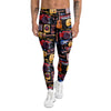 Music Instruments Print Pattern Men's Leggings-grizzshop