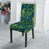 Music Note Pattern Print Chair Cover-grizzshop