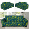 Music Note Pattern Print Sofa Covers-grizzshop