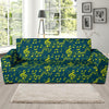 Music Note Pattern Print Sofa Covers-grizzshop