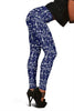 Music Note Print Pattern Women Leggings-grizzshop