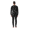 Mystic Witch White And Black Print Men's Pajamas-grizzshop