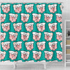 Nana Grandma Pattern Print Bathroom Shower Curtain-grizzshop