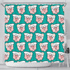 Nana Grandma Pattern Print Bathroom Shower Curtain-grizzshop