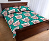 Nana Grandma Pattern Print Bed Set Quilt-grizzshop