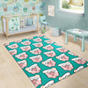 Nana Grandma Pattern Print Floor Mat-grizzshop