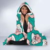 Nana Grandma Pattern Print Hooded Blanket-grizzshop