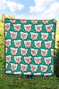 Nana Grandma Pattern Print Quilt-grizzshop