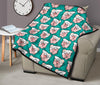 Nana Grandma Pattern Print Quilt-grizzshop