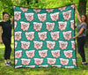 Nana Grandma Pattern Print Quilt-grizzshop