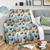 Nana Grandma Print Pattern Blanket-grizzshop