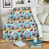 Nana Grandma Print Pattern Blanket-grizzshop