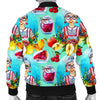 Nana Grandma Print Pattern Men's Bomber Jacket-grizzshop