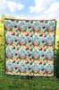 Nana Grandma Print Pattern Quilt-grizzshop