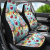 Nana Grandma Print Pattern Universal Fit Car Seat Covers-grizzshop