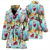 Nana Grandma Print Pattern Women Long Robe-grizzshop