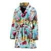 Nana Grandma Print Pattern Women Long Robe-grizzshop