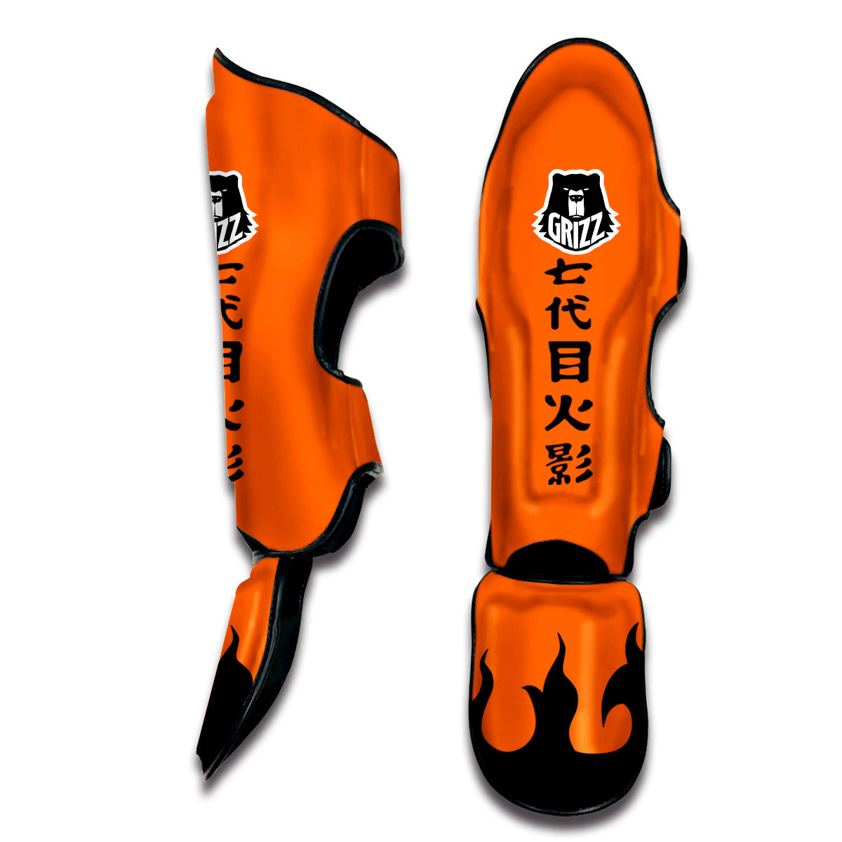Nanadaime Seventh Hokage Muay Thai Shin Guards-grizzshop