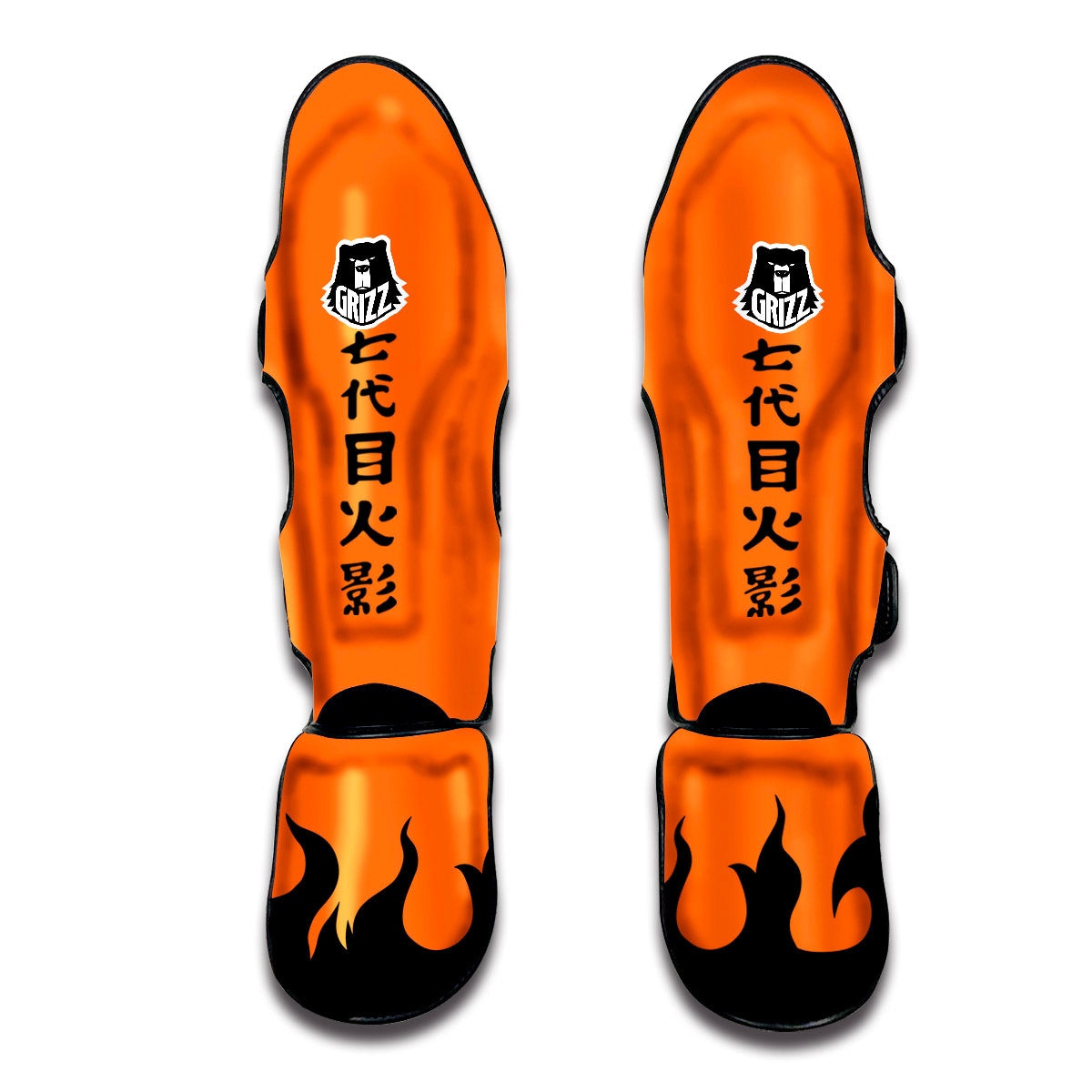 Nanadaime Seventh Hokage Muay Thai Shin Guards-grizzshop