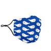 Narwhal Cute Pattern Print Face Mask-grizzshop