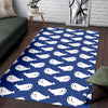 Narwhal Cute Pattern Print Floor Mat-grizzshop