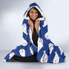 Narwhal Cute Pattern Print Hooded Blanket-grizzshop