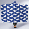 Narwhal Cute Pattern Print Hooded Blanket-grizzshop