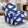 Narwhal Cute Pattern Print Recliner Cover-grizzshop