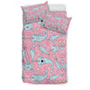 Narwhal Cute Print Pattern Duvet Cover Bedding Set-grizzshop