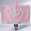 Narwhal Cute Print Pattern Hooded Blanket-grizzshop