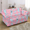 Narwhal Cute Print Pattern Loveseat Cover-grizzshop