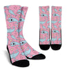 Narwhal Cute Print Pattern Unisex Crew Socks-grizzshop