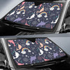 Narwhal Pattern Print Car Sun Shade-grizzshop