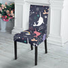 Narwhal Pattern Print Chair Cover-grizzshop