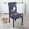 Narwhal Pattern Print Chair Cover-grizzshop