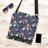 Narwhal Pattern Print Crossbody Bags-grizzshop