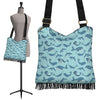 Narwhal Print Pattern Crossbody Bags-grizzshop