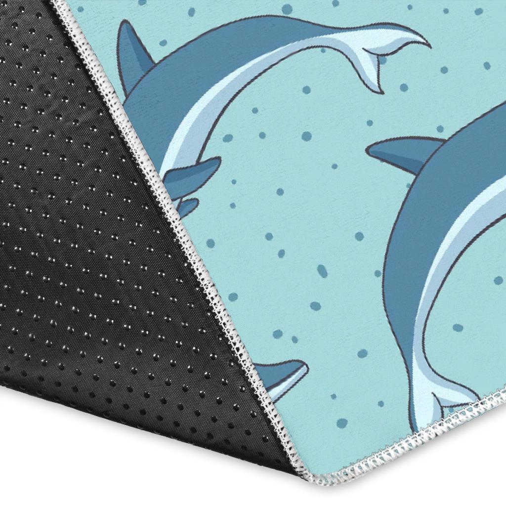 Narwhal Print Pattern Floor Mat-grizzshop