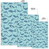 Narwhal Print Pattern Floor Mat-grizzshop