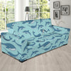 Narwhal Print Pattern Sofa Covers-grizzshop