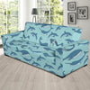 Narwhal Print Pattern Sofa Covers-grizzshop