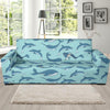 Narwhal Print Pattern Sofa Covers-grizzshop