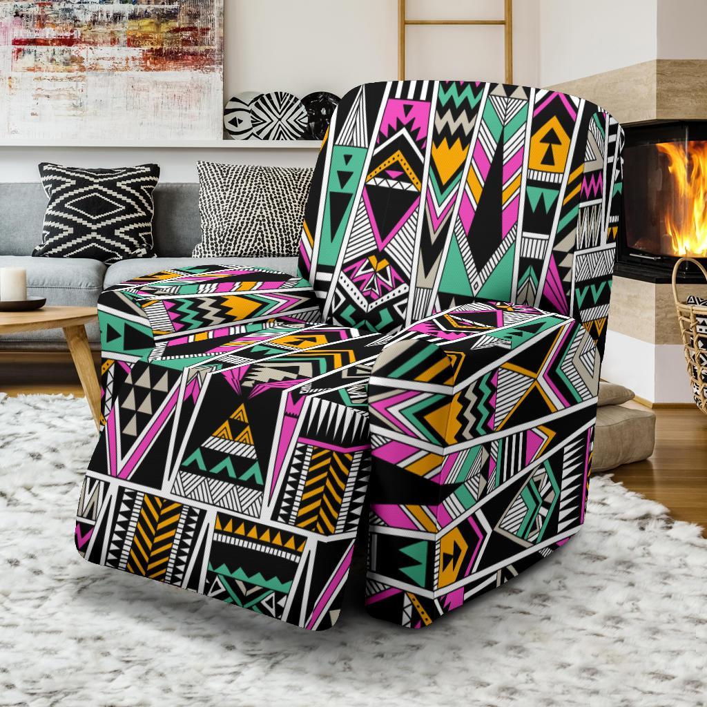 Native American Aztec Pendleton Tribal Navajo Indians Print Recliner Cover-grizzshop