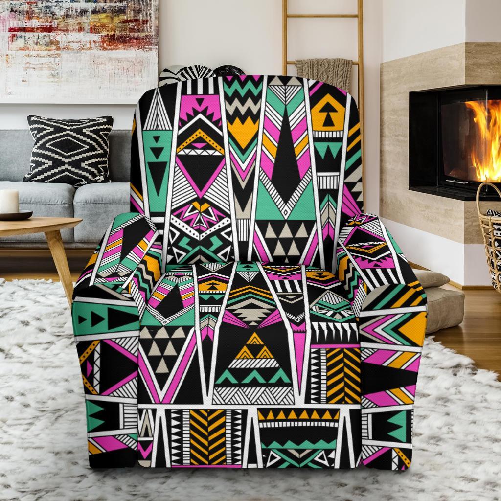 Native American Aztec Pendleton Tribal Navajo Indians Print Recliner Cover-grizzshop