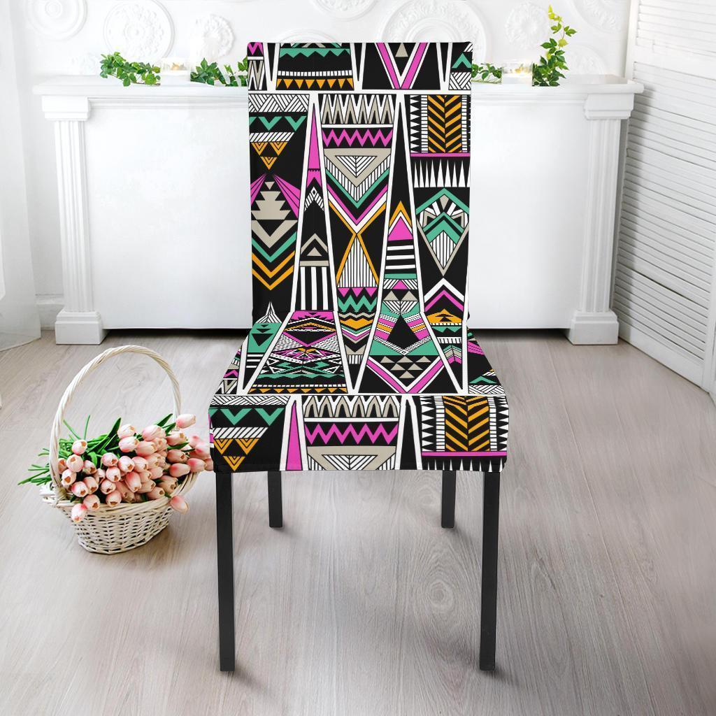 Native American Aztec Tribal Navajo Indians Print Chair Cover-grizzshop