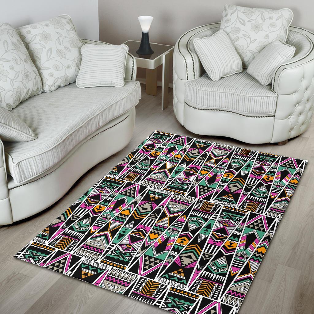 Native American Aztec Tribal Navajo Indians Print Floor Mat-grizzshop